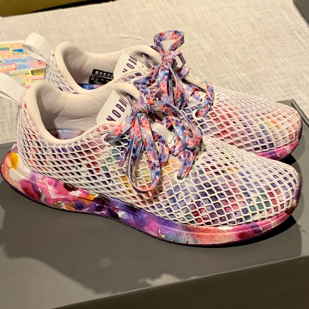 SOLD - NoBull Vibrant Colorful Watercolor Running Shoes - Picture 1 of 5